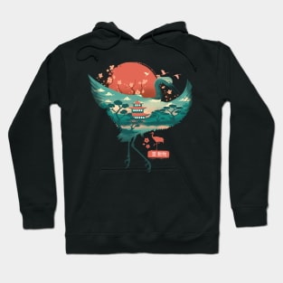 Spirit Animal Crane Hoodie